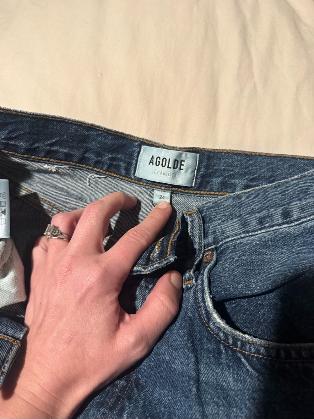 Agolde Ren jeans in Control - Picture 6 of 7